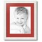 ArtToFrames Collage Photo Picture Frame with 1 - 10x13 inch Openings, Framed in White with Over 62 Mat Color Options and Regular Glass (CSM-3966-641)